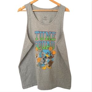 Vintagw Gray Tune Squad Tank Top Size XL